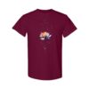 Lotus Flower Watercolor Gildan Unisex Heavy Cotton T-Shirt - Image 13