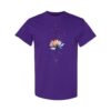 Lotus Flower Watercolor Gildan Unisex Heavy Cotton T-Shirt - Image 10