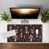 Whimsical Mushroom Desk Mat - Artistic Office Decor for Nature Lovers